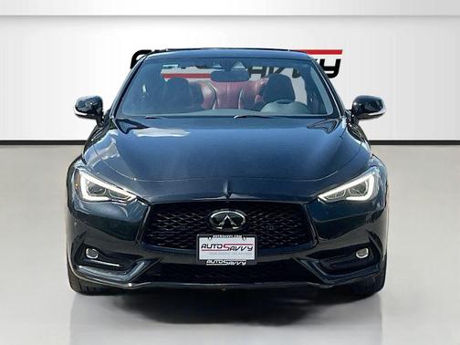 Midnight Black 2021 INFINITI Q60 3.0t Red Sport 400