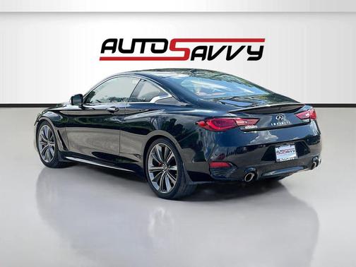 Midnight Black 2021 INFINITI Q60 3.0t Red Sport 400