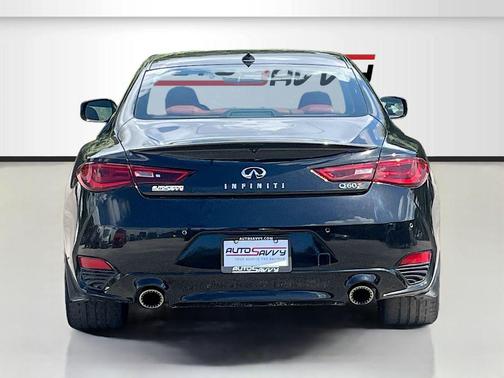 Midnight Black 2021 INFINITI Q60 3.0t Red Sport 400