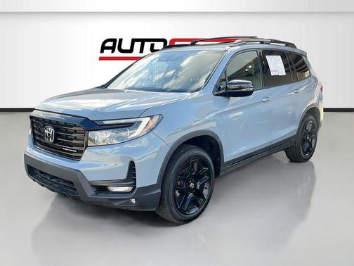 Sonic Gray Pearl 2024 Honda Passport AWD Black
