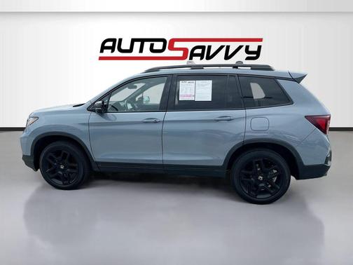 Sonic Gray Pearl 2024 Honda Passport AWD Black