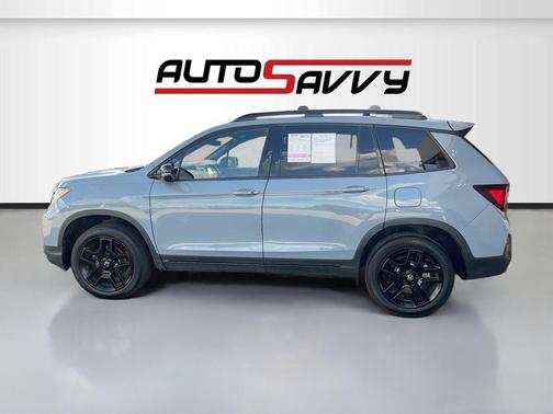 Sonic Gray Pearl 2024 Honda Passport AWD Black