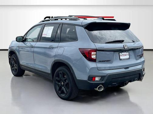 Sonic Gray Pearl 2024 Honda Passport AWD Black