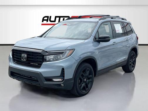 Sonic Gray Pearl 2024 Honda Passport AWD Black