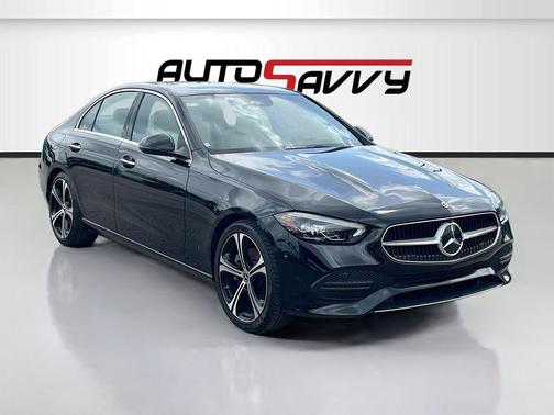 Black 2022 Mercedes-Benz C-Class Sedan