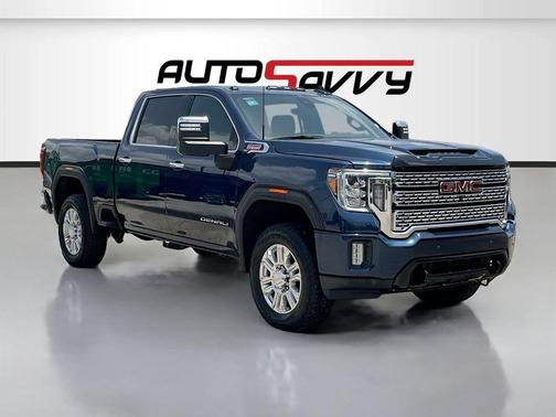 Pacific Blue Metallic 2021 GMC Sierra 3500 Denali