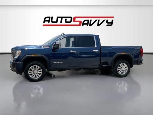Pacific Blue Metallic 2021 GMC Sierra 3500 Denali