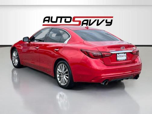 Dynamic Sunstone Red 2023 INFINITI Q50 3.0t LUXE