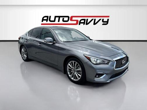 Graphite Shadow 2023 INFINITI Q50 3.0t LUXE