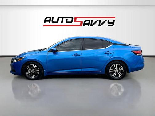 Electric Blue Metallic 2020 Nissan Sentra SV
