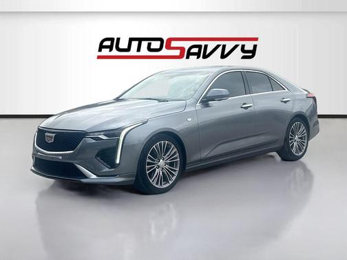 Diamond Sky Metallic 2022 Cadillac CT4 Premium Luxury