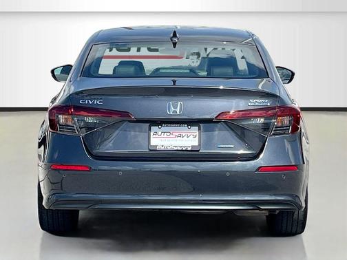 Gray 2025 Honda Civic Hybrid Sport Touring