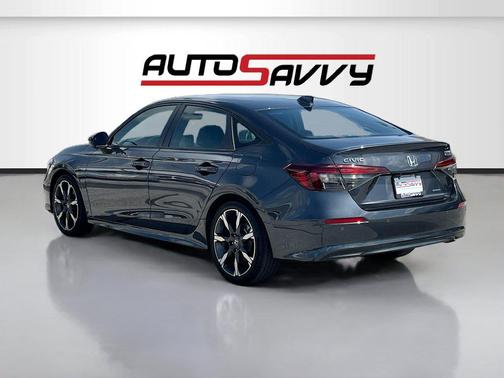 Gray 2025 Honda Civic Hybrid Sport Touring