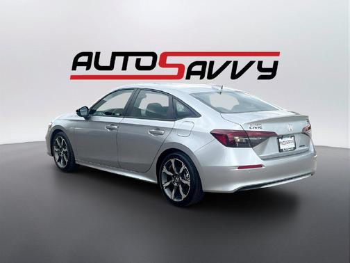 Solar Silver Metallic 2026 Honda Civic Hybrid Sport Touring