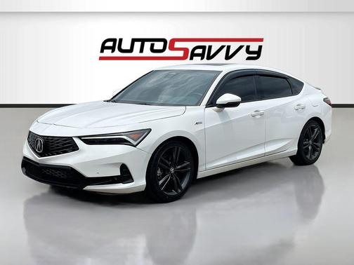 Platinum White Pearl 2024 Acura Integra A-SPEC Technology