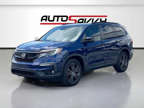 Dark Blue 2022 Honda Pilot AWD Sport