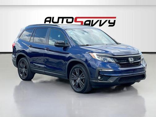 Dark Blue 2022 Honda Pilot AWD Sport