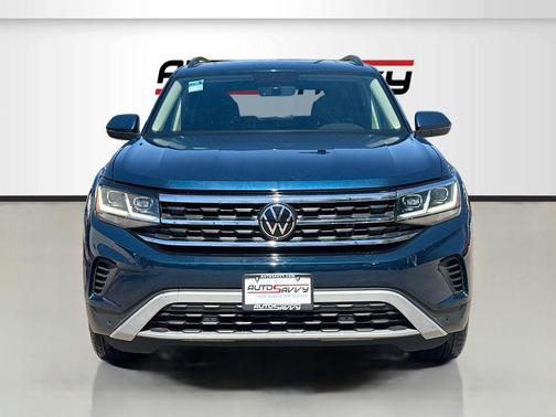Blue Metallic 2023 Volkswagen Atlas 3.6L SE w/Technology