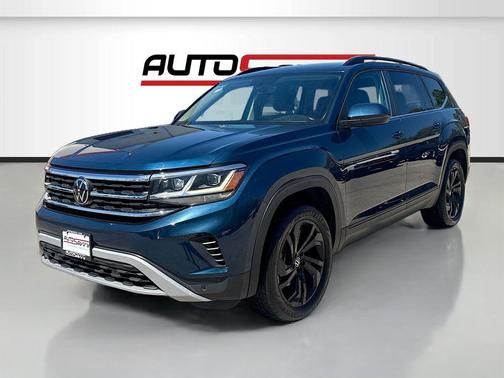 Blue Metallic 2023 Volkswagen Atlas 3.6L SE w/Technology