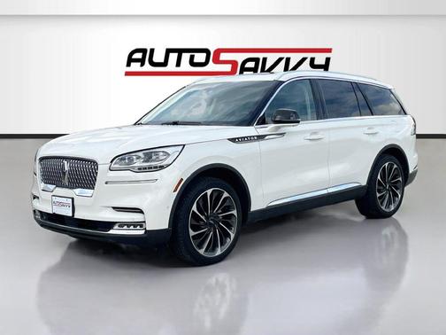 Pristine White Metallic Tri-Coat 2020 Lincoln Aviator Reserve AWD