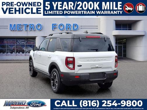 Oxford White 2025 Ford Bronco Sport Outer Banks