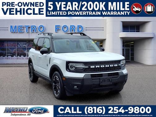 Oxford White 2025 Ford Bronco Sport Outer Banks