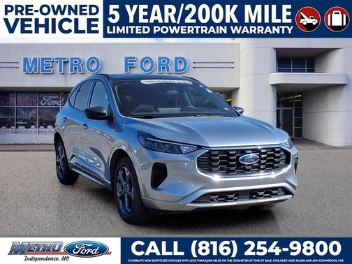 Iconic Silver Metallic 2023 Ford Escape ST-Line