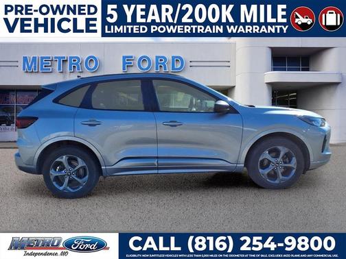 Iconic Silver Metallic 2023 Ford Escape ST-Line