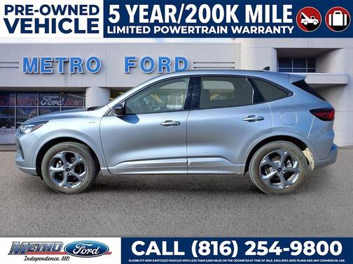 Iconic Silver Metallic 2023 Ford Escape ST-Line