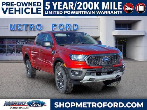 Hot Pepper Red Metallic Tinted Clearcoat 2023 Ford Ranger XLT Truck