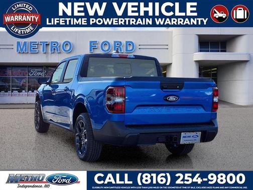 Blue 2026 Ford Maverick Lariat