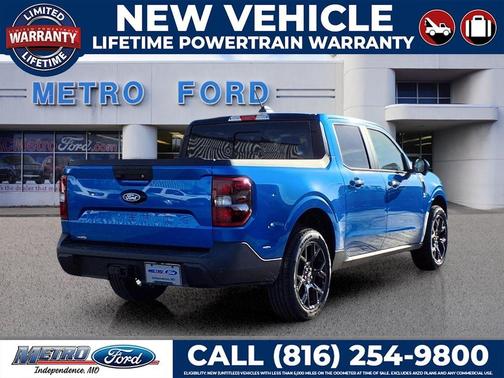 Blue 2026 Ford Maverick Lariat