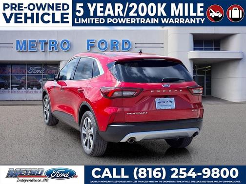Rapid Red Metallic Tinted Clearcoat 2023 Ford Escape Platinum