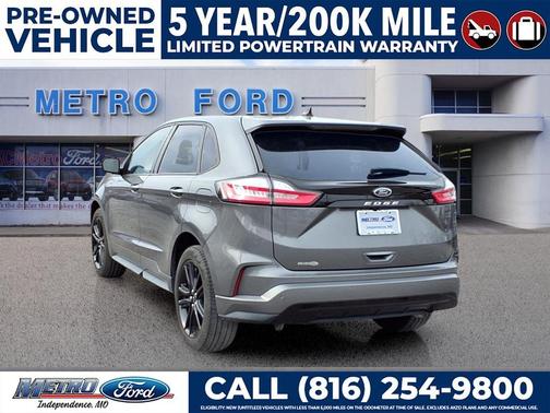 Carbonized Gray Metallic 2022 Ford Edge ST Line