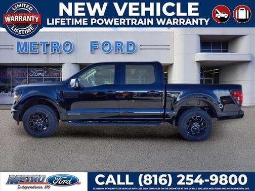 Agate Black Metallic 2025 Ford F-150 XLT
