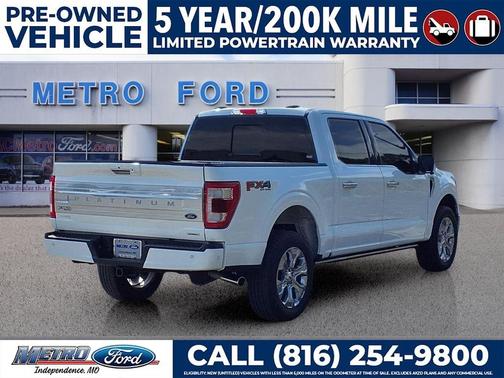 Star White 2023 Ford F-150 Platinum