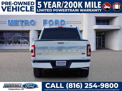 Star White 2023 Ford F-150 Platinum