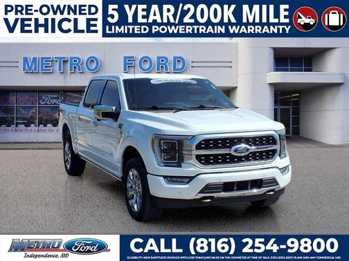 Star White 2023 Ford F-150 Platinum
