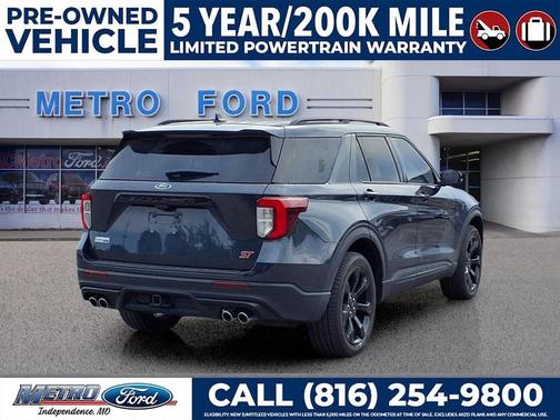 Stone Blue Metallic 2023 Ford Explorer ST
