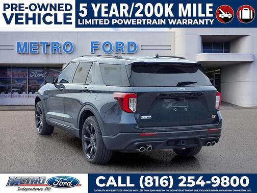 Stone Blue Metallic 2023 Ford Explorer ST