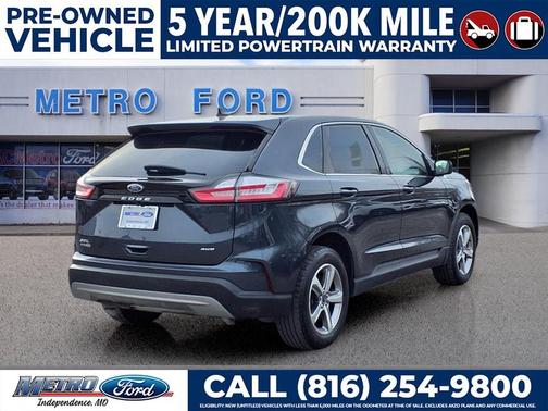 Stone Blue Metallic 2022 Ford Edge SEL