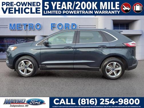 Stone Blue Metallic 2022 Ford Edge SEL