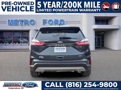Stone Blue Metallic 2022 Ford Edge SEL