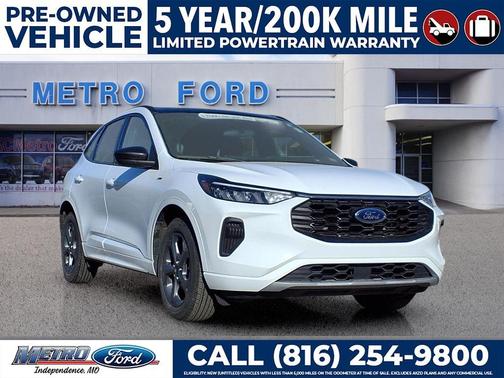 Oxford White 2023 Ford Escape ST-Line