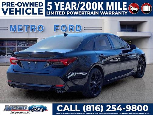 Midnight Black Metallic 2021 Toyota Avalon