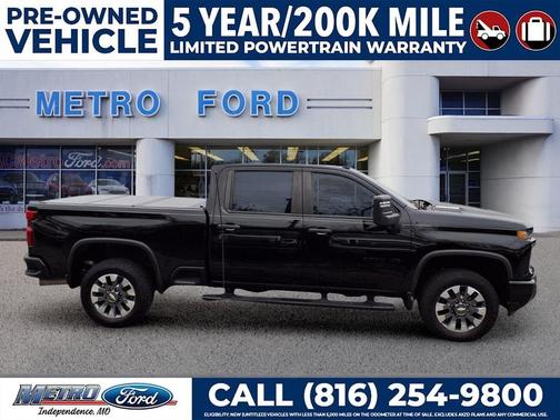 Black 2024 Chevrolet Silverado 2500 Custom