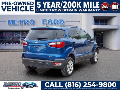 Lightning Blue Metallic 2021 Ford EcoSport SE