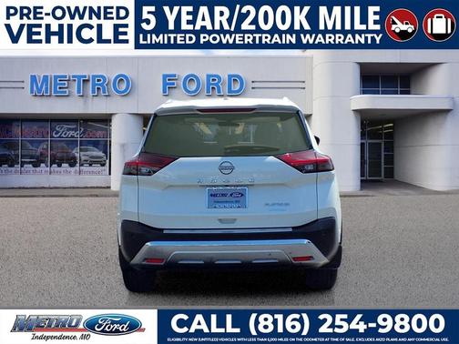 White 2022 Nissan Rogue Platinum