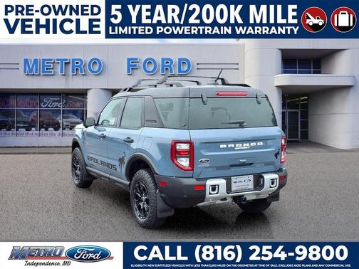 Azure Gray Metallic 2025 Ford Bronco Sport Badlands