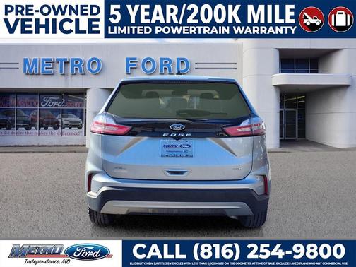 Iconic Silver Metallic 2023 Ford Edge SEL